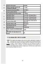 Preview for 34 page of Naterial NORI 2 LED AW3 RML 2.95x2 Assembly, Use, Maintenance Manual