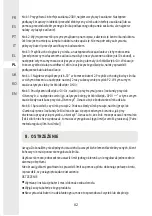 Preview for 62 page of Naterial NORI 2 LED AW3 RML 2.95x2 Assembly, Use, Maintenance Manual