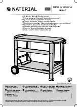 Предварительный просмотр 1 страницы Naterial TROLLEY MURCIA 90X47 Assembly, Use, Maintenance Manual