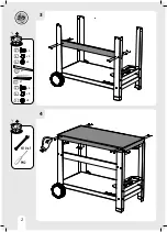 Предварительный просмотр 6 страницы Naterial TROLLEY MURCIA 90X47 Assembly, Use, Maintenance Manual