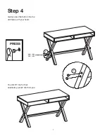 Предварительный просмотр 7 страницы NATHAN JAMES Kalos Desk Assembly Instructions Manual