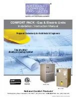 National Comfort Product Comfort Pack Electric Installation Instructions Manual preview