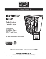 National Comfort Products NHPA 3000 Series Installation Manual предпросмотр