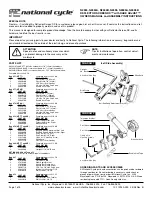 National Cycle N2594 Owner'S Manual And Assembly Instructions предпросмотр