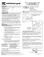 National Cycle N943 Installation And Owner'S Manual preview