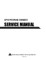 Предварительный просмотр 1 страницы National Flooring Equipent GP18 Service Manual