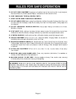 Предварительный просмотр 4 страницы National Flooring Equipment 3390 Instruction Manual