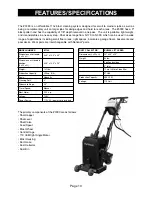 Preview for 10 page of National Flooring Equipment 3390 Instruction Manual