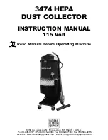 Preview for 1 page of National Flooring Equipment 3474 HEPA Instruction Manual