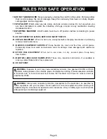 Предварительный просмотр 5 страницы National Flooring Equipment 3474 HEPA Instruction Manual
