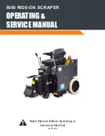 Preview for 1 page of National Flooring Equipment 5000 Operating & Service Manual