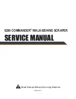 Preview for 1 page of National Flooring Equipment 6280 COMMANDER Service Manual