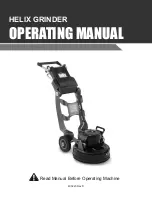 Preview for 1 page of National Flooring Equipment HELIX Operating Manual