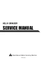 Preview for 1 page of National Flooring Equipment HELIX Service Manual