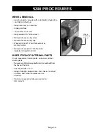 Preview for 19 page of National Flooring Equipment PANTHER 5280 Instruction Manual