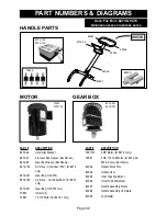 Предварительный просмотр 34 страницы National Flooring Equipment PANTHER 8274 Instruction Manual