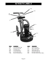 Preview for 39 page of National Flooring Equipment PANTHER 8274 Instruction Manual