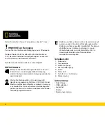 Preview for 4 page of National Geographic 4-in-1 SOLAR CHARGER Operating Instructions Manual