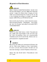 Preview for 4 page of National Geographic 90-55000 Operating Instructions Manual