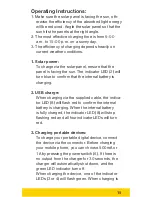 Preview for 15 page of National Geographic 90-55000 Operating Instructions Manual