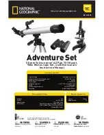 Preview for 1 page of National Geographic Adventure Set Instruction Manual