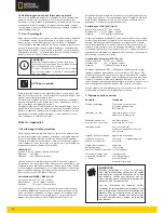 Предварительный просмотр 32 страницы National Geographic NG-76-700 Operating Instructions Manual