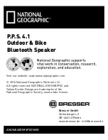 Preview for 40 page of National Geographic P.P.S. 4.1 Operating Instructions Manual