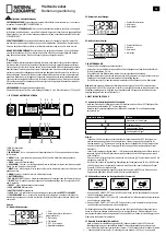 National Geographic World time alarm clock Instruction Manual preview