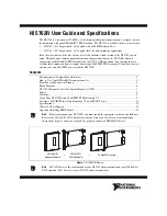 Preview for 1 page of National Instruments 5762R User Manual And Specifications