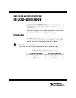 National Instruments 6008 User Manual And Specifications preview