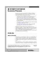 Preview for 1 page of National Instruments 6110 Calibration Procedure