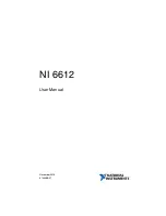 Preview for 1 page of National Instruments 6612 User Manual