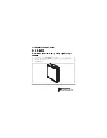 Preview for 1 page of National Instruments 8-Channel Solid-State Relay (SSR) Digital Output NI 9485 Operating Instructions Manual