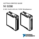 Предварительный просмотр 1 страницы National Instruments 9266 Getting Started Manual