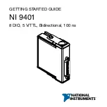 Предварительный просмотр 1 страницы National Instruments 9401 Getting Started Manual