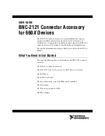 Preview for 1 page of National Instruments BNC-2121 User Manual