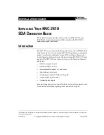 Preview for 1 page of National Instruments BNC-2810 Installation Manual