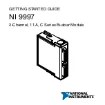 National Instruments C Series Getting Started Manual preview