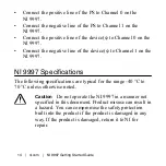 Preview for 14 page of National Instruments C Series Getting Started Manual