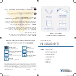 Preview for 1 page of National Instruments cDAQ-9171 Quick Start