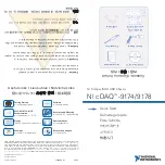 Preview for 1 page of National Instruments cDAQ-9174 Quick Start