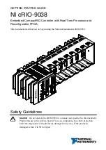 Preview for 1 page of National Instruments cRIO-9038 Getting Started Manual