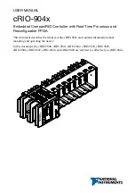 National Instruments cRIO-904 Series User Manual preview