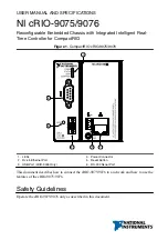 Предварительный просмотр 1 страницы National Instruments cRIO-9075 User Manual And Specifications