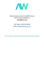 Предварительный просмотр 1 страницы National Instruments CVS-1459RT User Manual