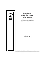 Предварительный просмотр 1 страницы National Instruments DAQMeter DAQCard-4050 User Manual