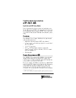Preview for 1 page of National Instruments FieldPoint cFP-RLY-425 Operating Instructions Manual