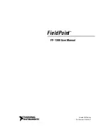 National Instruments FieldPoint FP-1300 User Manual preview