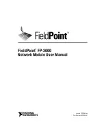 Preview for 1 page of National Instruments FieldPoint FP-3000 User Manual