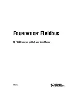 Preview for 1 page of National Instruments FOUNDATION NI-FBUS Hardware And Software User Manual